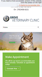 Mobile Screenshot of grovevetclinic.com
